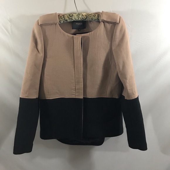 Maje Jackets & Blazers - Maje Colorblock wool coat